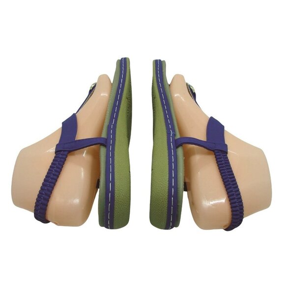 Siketu Bohemia Ethnic Soft Flat Sandals Comfortable Wedge Shoes Sz 39 / US 8.5 - Picture 5 of 12